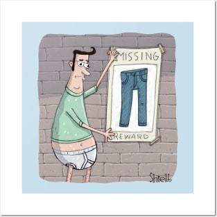 Missing Pants. Posters and Art